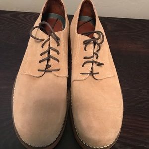 Men’s BASS Tan Brown Suede Shoes.  Sz. 10.5
